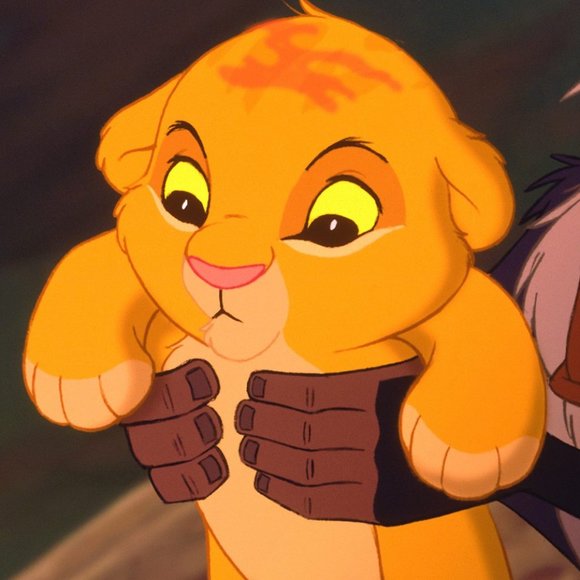 VINTAGE Disney 1994 The lion king PLUSH BABY SIMBA BACKPACK - Picture 6 of 17